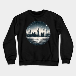 Winter London Travel Vintage Logo Crewneck Sweatshirt